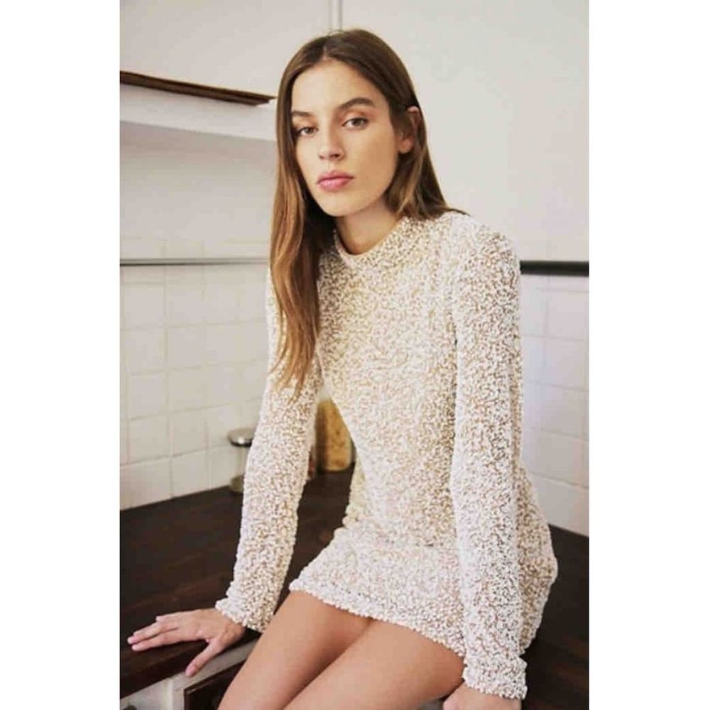 NWOT Free People Life Of The Party Mini Dress